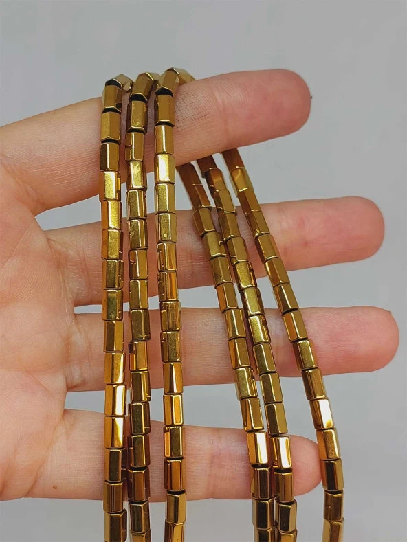 Hematit Taşı Dizi 3.5*6mm (48190) ürün görseli 1