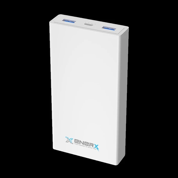 eNeRX Powerbank 20000Mah 22.5 Watt ENR-P20T Beyaz ürün görseli 1