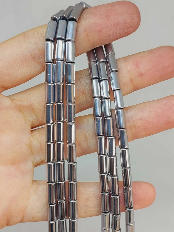 Hematit Taşı Dizi 3.5*8mm (48202) ürün görseli 1