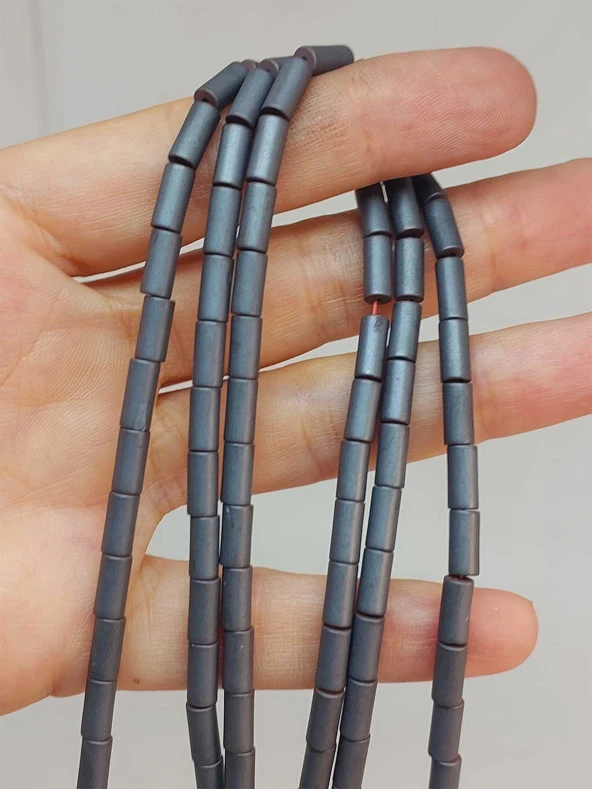 Hematit Taşı Dizi 3.5*8mm (48204) ürün görseli 1