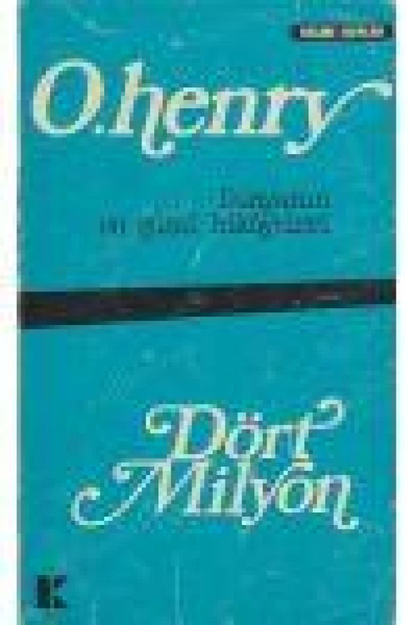 DÖRT MİLYON   /  Dünyanın en güzel hikayeleri   (  Birinci Baskı  ) ürün görseli 1