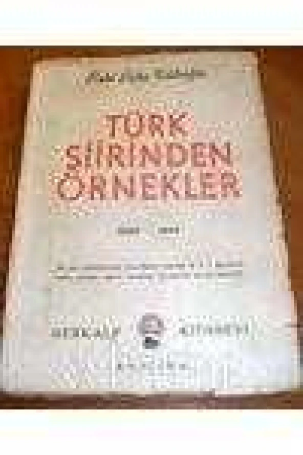 TÜRK ŞİİRİNDEN ÖRNEKLER   /  1920 - 1944 ürün görseli 1