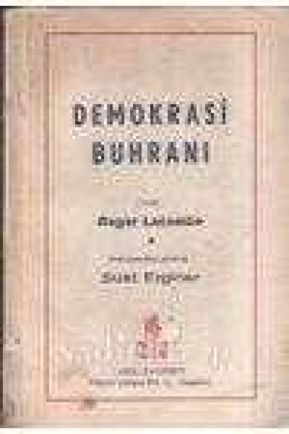 DEMOKRASİ BUHRANI ürün görseli 1