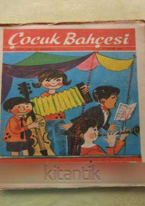 ÇOCUK BAHÇESİ    Haftalık Çocuk Dergisi  *  Sayı: 26   * 14   Ekim  1968 ürün görseli 1