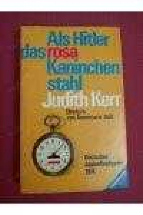 Als Hitler das rosa Kaninchen stahl ürün görseli 1