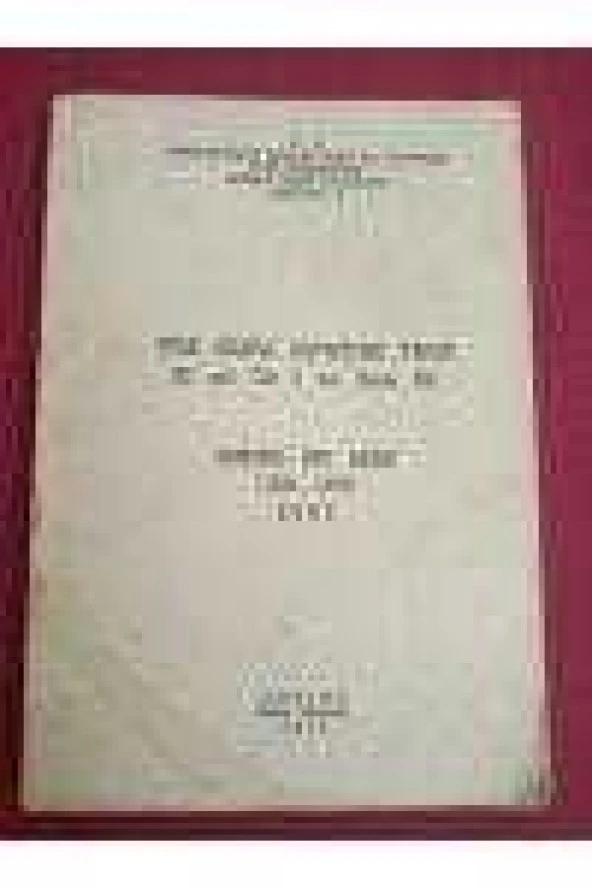 TÜRK SİLAHLI KUVVETLERİ TARİHİ  *  III NCÜ CİLT  * 5 nci  KISIM   EKİ    OSMANLI - RUS HARBİ  ( 1828 - 1829 )  ETÜT ürün görseli 1