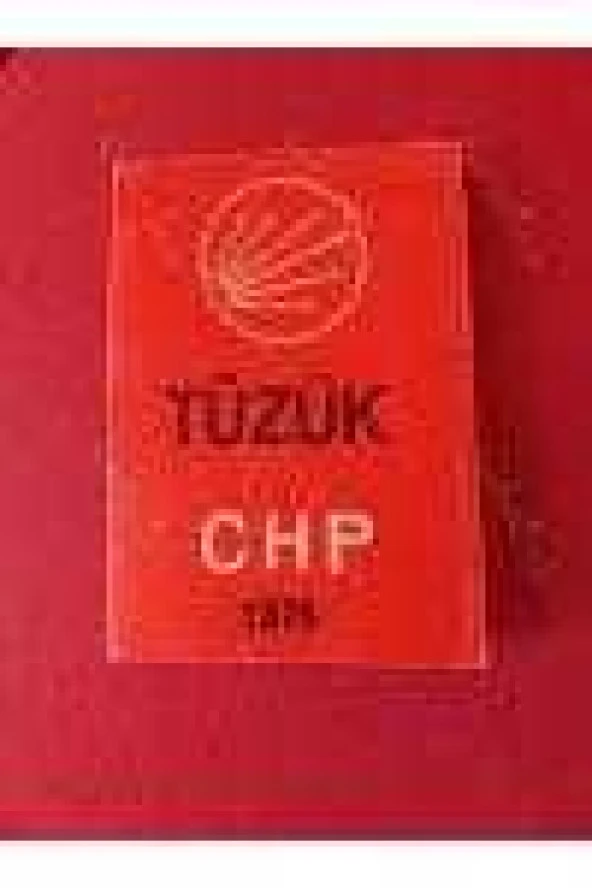 CUMHURİYET HALK PARTİSİ    *   TÜZÜK   *  1976 ürün görseli 1