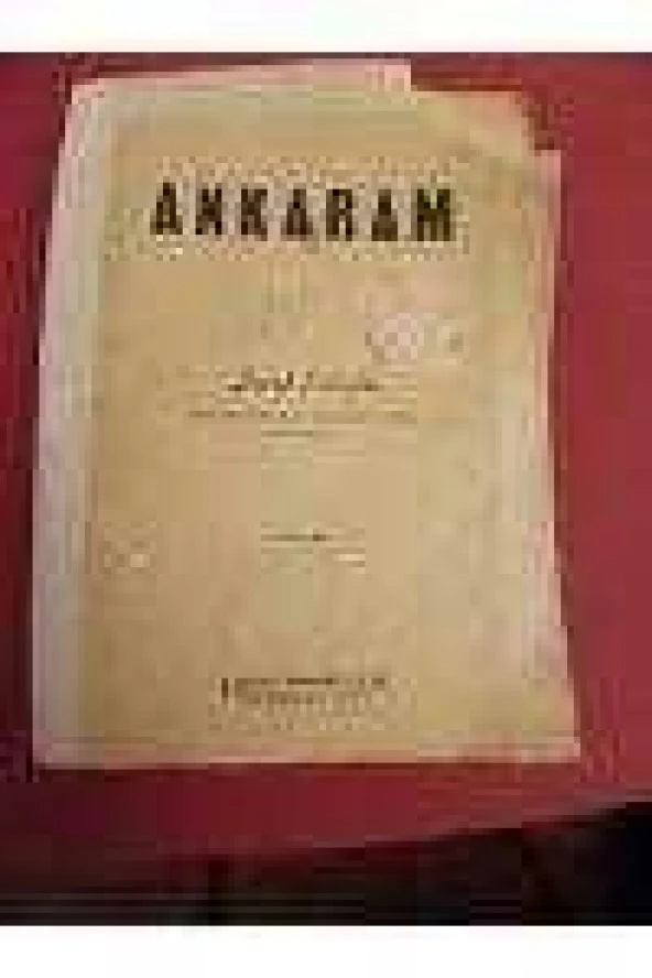 ANKARAM   ( Birinci Baskı  ) ürün görseli 1