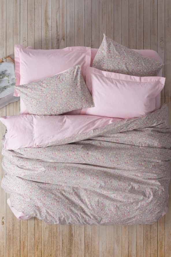 Cotton Box  Petite Sıhu Pembe Rnf. Çift K. Nevresim Takımı ürün görseli 1