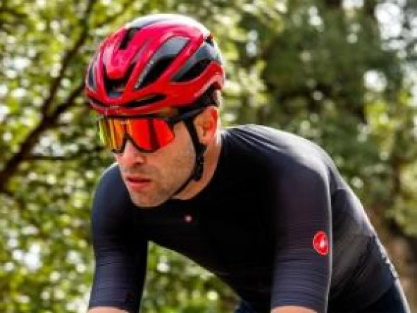 Kask Elemento Yol Bisikleti Kaskı Kırmızı Medium - Resim 4