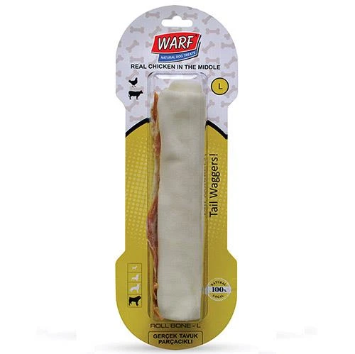 Warf Tavuk Etli Roll Köpek Ödül Rulosu 161 Gr - 24 Cm ürün görseli 1