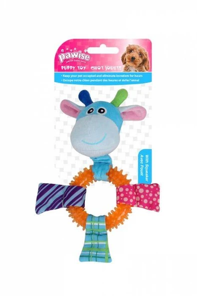 Pawise Dikenli Plastik Gövdeli Zürafa Köpek Oyuncağı ürün görseli 1