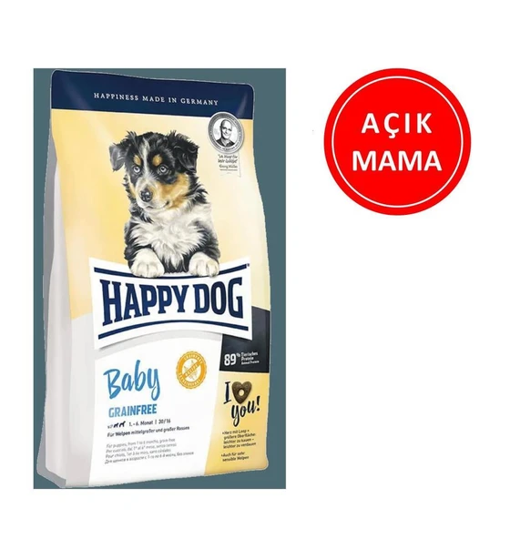 Happy Dog Baby Grainfree Tahılsız Yavru Köpek Maması 1 Kg AÇIK ürün görseli 1