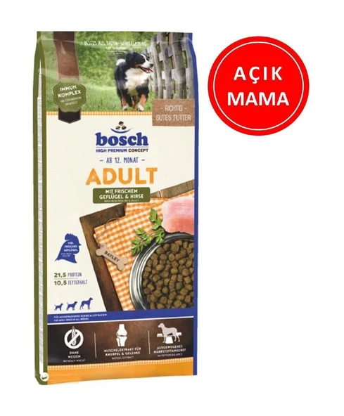 Bosch Tahılsız Poultry Kümes Hayvanlı Köpek Maması 1 Kg AÇIK ürün görseli 1