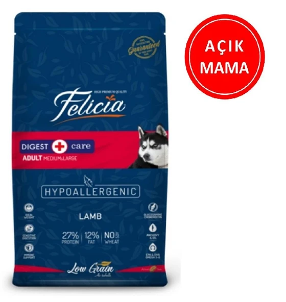 Felicia Kuzulu Köpek Maması 1 kg AÇIK ürün görseli 1