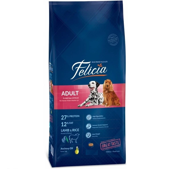 Felicia Kuzulu Köpek Maması 3 kg ürün görseli 1