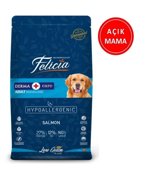 Felicia Somonlu Yetişkin Köpek Maması 1 kg AÇIK ürün görseli 1