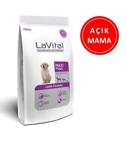 Lavital Puppy Lamb Kuzu Etli Yavru Köpek Maması 1 Kg AÇIK ürün görseli 1