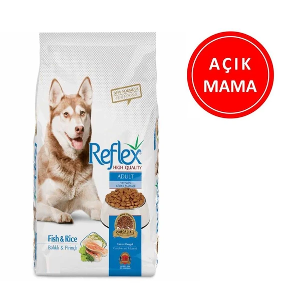 Reflex Beyaz Fish Rice Balıklı Yetişkin Köpek Maması 1 Kg AÇIK ürün görseli 1
