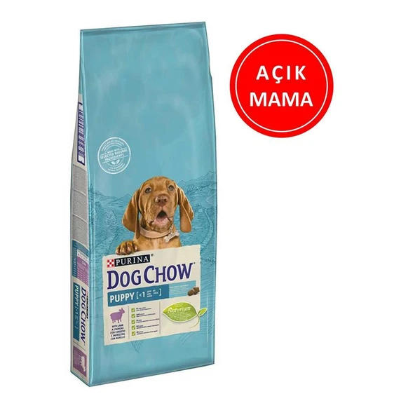 Purina Dog Chow Puppy Lamb Kuzulu Pirinçli Yavru Köpek Maması 1 kg AÇIK ürün görseli 1
