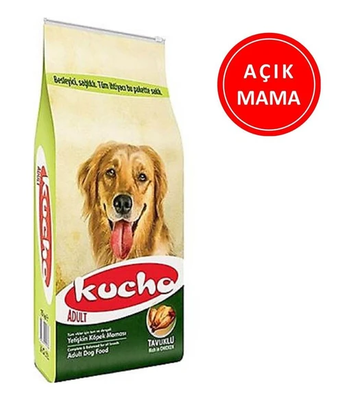 Kucho Adult Dog Tavuklu Yetişkin Köpek Maması 1 Kg AÇIK ürün görseli 1