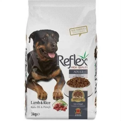 Reflex Beyaz Lamb Rice Kuzu Etli ve Pirinçli Köpek Maması 3 Kg ürün görseli 1
