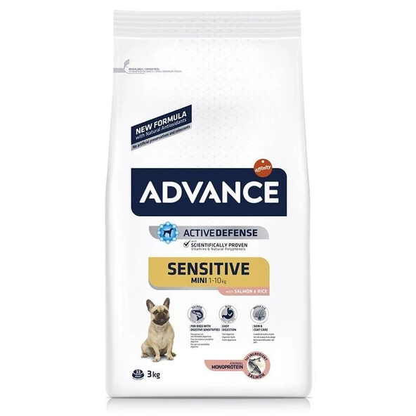 Advance Somonlu Küçük Irk Yetişkin Köpek Mamas 3 Kg ürün görseli 1