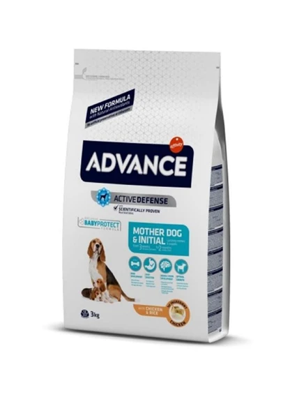 Advance Mother Dog&İnitial Sütten Kesilen Yavru Ve Süt Veren Anne Köpek Maması 3 Kg ürün görseli 1
