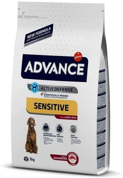 Advance Lamb Rice Kuzu Etli Yetişkin Köpek Maması 3 Kg ürün görseli 1