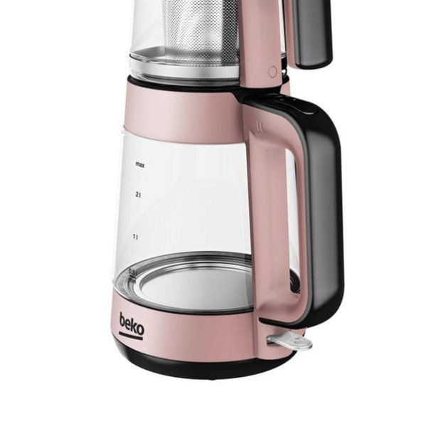 Beko CM 5964 Rose Gold 1900 W Cam Demlikli Çay Makinesi - Resim 3