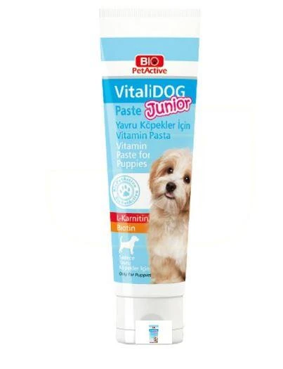 Bio Pet Active Vitalidog Junior Yavru Köpekler İçin Vitamin Macunu 100 Ml ürün görseli 1