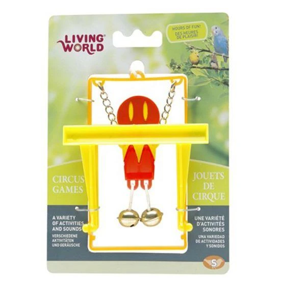 Living World Maymunlu Kuş Oyuncağı (Kırmızı) ürün görseli 1