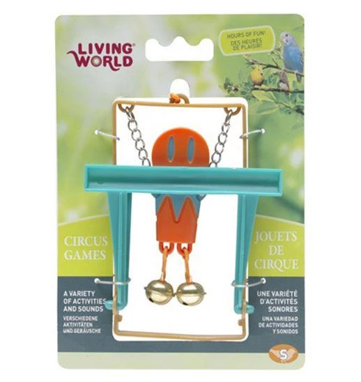 Living World Maymunlu Kuş Oyuncağı (Turuncu) ürün görseli 1