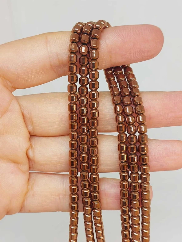 Hematit Taşı Dizi 3.5*3.5mm (48210) ürün görseli 1