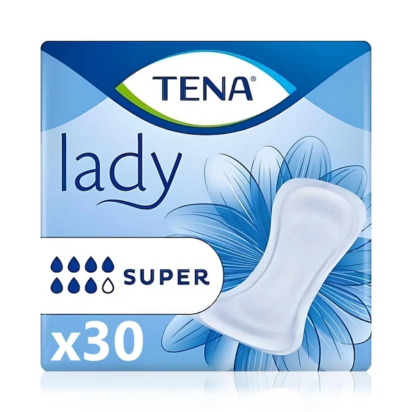Tena Lady Süper Kadın Mesane Pedi 30 Adet ürün görseli 1