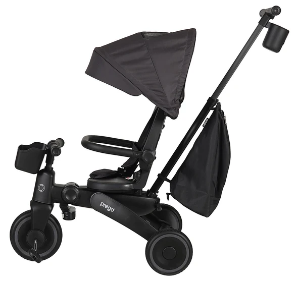 PREGO EVO ÜÇ TEKERLİ BİSİKLET GRİ - Resim 2