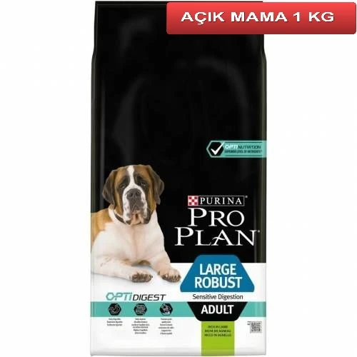 Proplan Large Robust Büyük Irk Kuzulu Köpek Maması 1 kg AÇIK ürün görseli 1