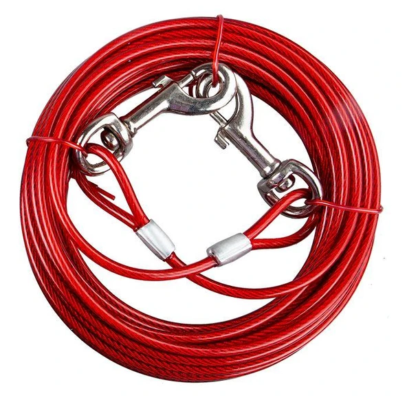 Polo SL310 Köpekler İçin Bahçe Bağlama Çelik Halat 5,0 mm x 5 m ürün görseli 1