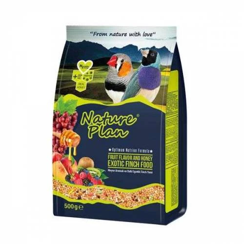 Nature Plan Meyve Aromalı Ballı Egzotik Finch Yemi 500 gr ürün görseli 1