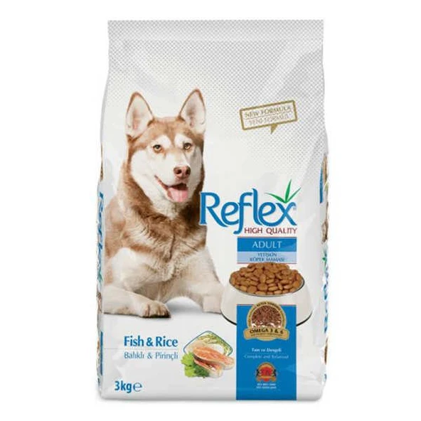 Reflex Beyaz Fish Rice Balıklı Yetişkin Köpek Maması 3 Kg ürün görseli 1