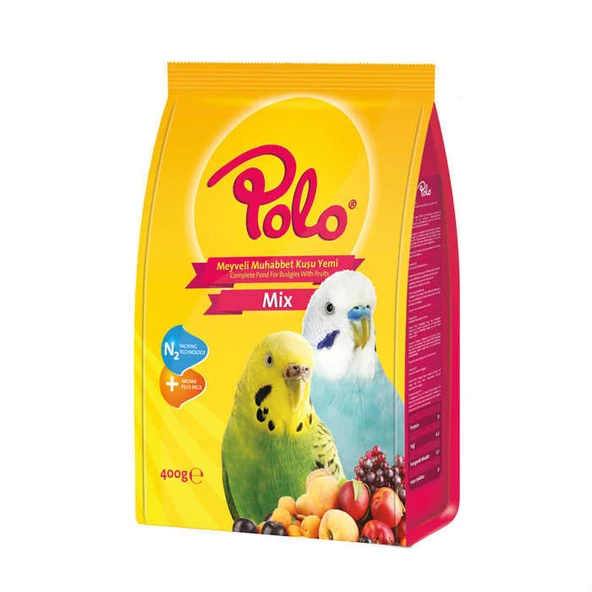 Polo Meyveli Muhabbet Kuşu Yemi 400 gr ürün görseli 1