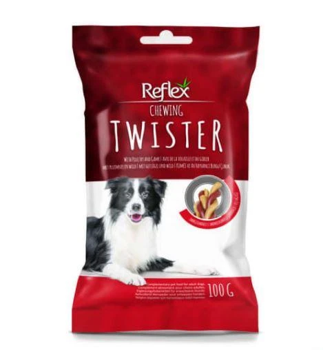Reflex Chewing Twister Av Hayvanlı Köpek Ödülü 100 Gr ürün görseli 1