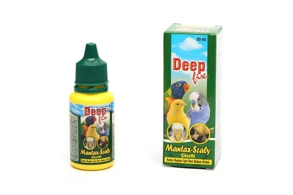 Deep Fix Mantax Scaly Kuşlar İçin Ayak Gaga Mantarı Solüsyonu 20 Ml ürün görseli 1