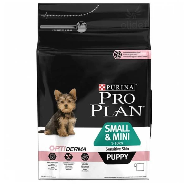 ProPlan Puppy Sensitive Somonlu Küçük Irk Yavru Köpek Maması 3 Kg ürün görseli 1