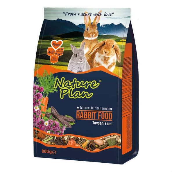 Nature Plan Tavşan Yemi 800 gr ürün görseli 1