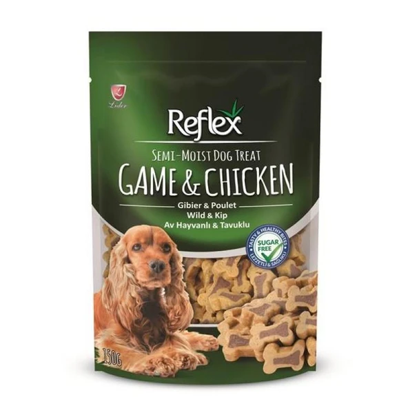 Reflex Semi-Moist Av Hayvanlı Tavuklu Köpek Ödülü 150 Gr ürün görseli 1
