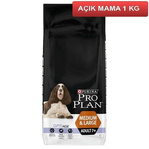 ProPlan Senior Medium Large +7 Tavuk Yaşlı Köpek Maması 1 Kg AÇIK ürün görseli 1