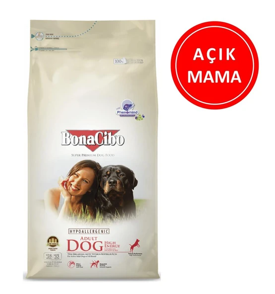 Bonacibo Adult Dog Yüksek Enerjili Köpek Maması 1 Kg AÇIK ürün görseli 1