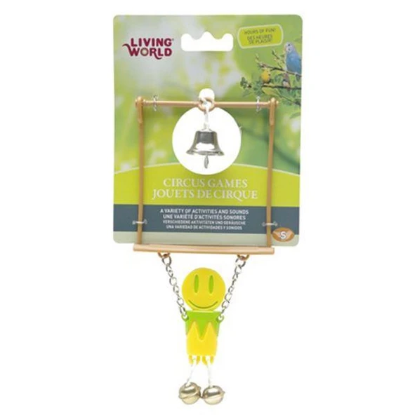 Living World Trapez Kuş Oyuncağı (Sarı) ürün görseli 1