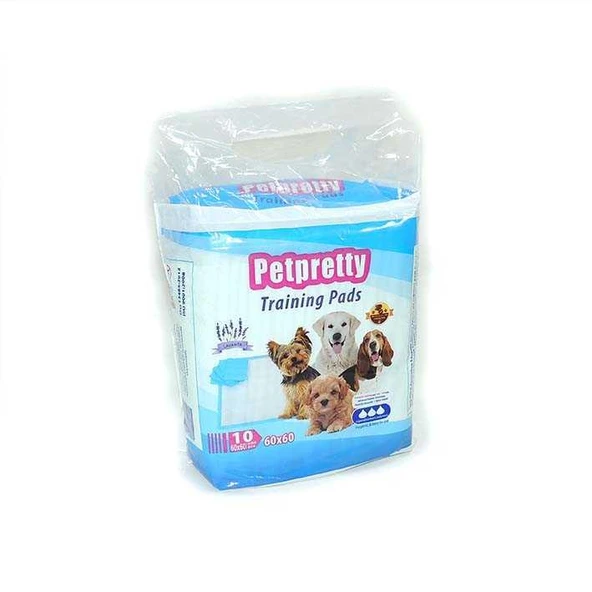 Pet Pretty Köpek Lavanta Kokulu Çiş Pedi 60x60 cm 10 lu ürün görseli 1